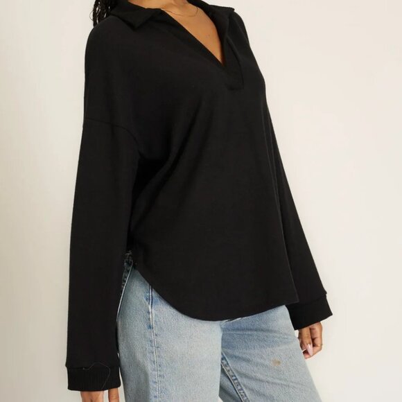 Chiara Cozy Pullover, Black - Picture 2 of 4